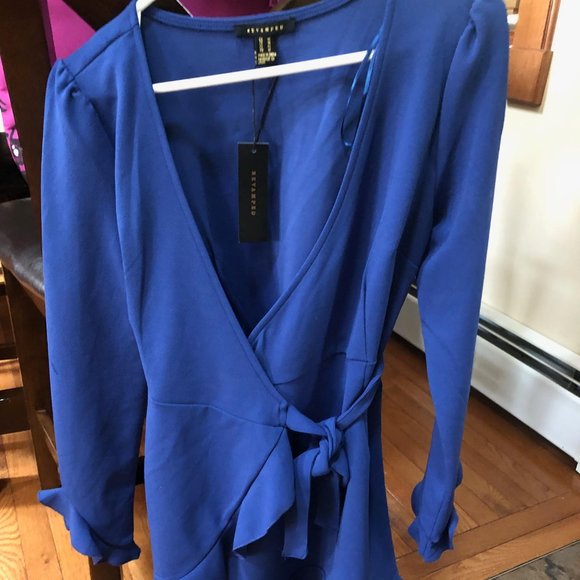 Revamped Tops - NWT REVAMPED wrap top, size Medium